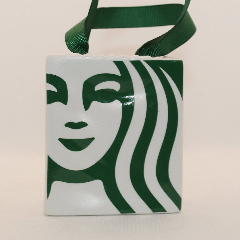 NWOT Starbucks 2019 Christmas Tote Holiday Ornament